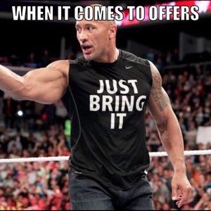 All offers welcomed!